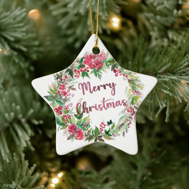 Ornamento Feliz de Natal (Árvore)