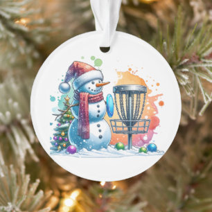 Ornamento Feliz em volume Golfe de Disco Personalizado Nat