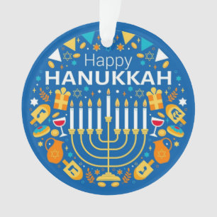 Ornamento Feliz Feriado Hanukkah