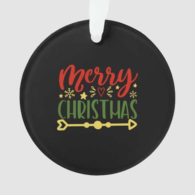 Ornamento Feliz Natal (Frente)