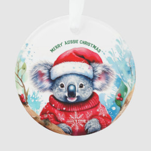 Ornamento Feliz Natal Australiano Koala