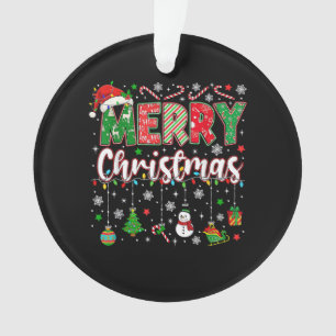 Ornamento Feliz Natal Chapéu Vermelho do Papai Noel Rena Cor