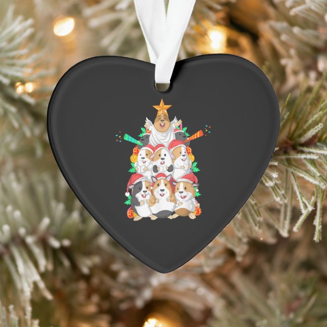 Ornamento Feliz Natal de Porco (Árvore)