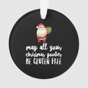 Ornamento Feliz Natal Gluten Livre