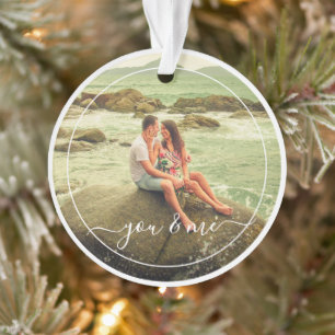 Ornamento Feliz, Você E Eu, Apaixonados, Elegante Citação