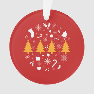 Ornamento Feriado, Feliz Natal