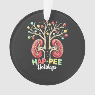 Ornamento Feriados Hap-Pee Diálise Sensibilização Dos Rins X