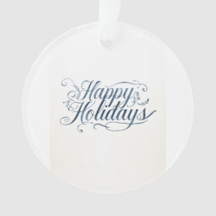 Ornamento Férias Felizes Natal Alegre Família Ano Novo