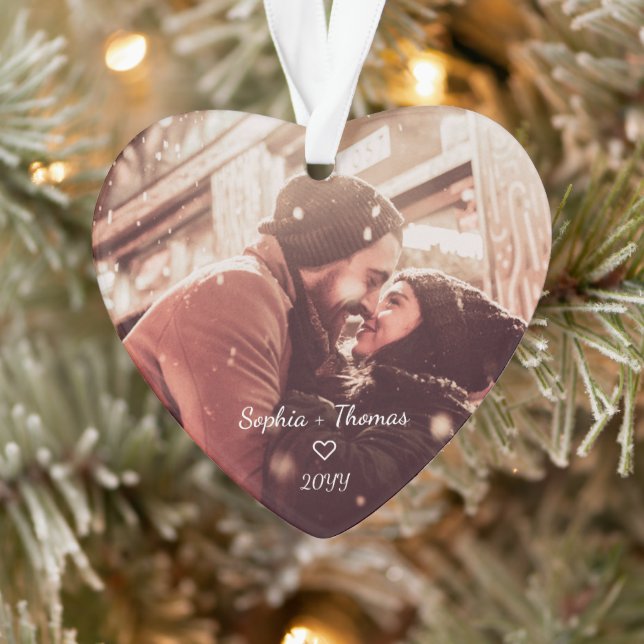 Ornamento Festivo Red Poinsettia Natal Foto Floral (Árvore)