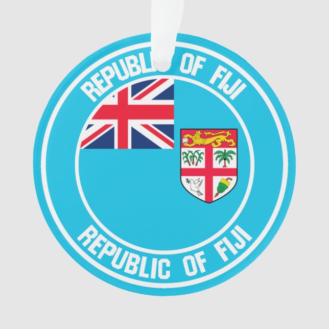 Ornamento Fiji Round Emblem (Frente)
