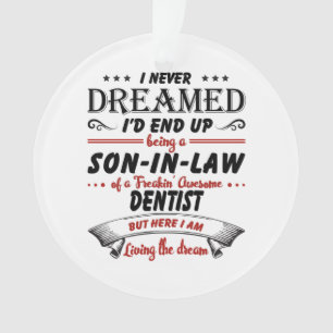 Ornamento Filho Na Lei De Um Fantástico Dentista