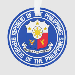 Ornamento Filipinas Round Emblem