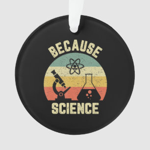 Ornamento Física De Biologia Científica Engraçada Por Ci