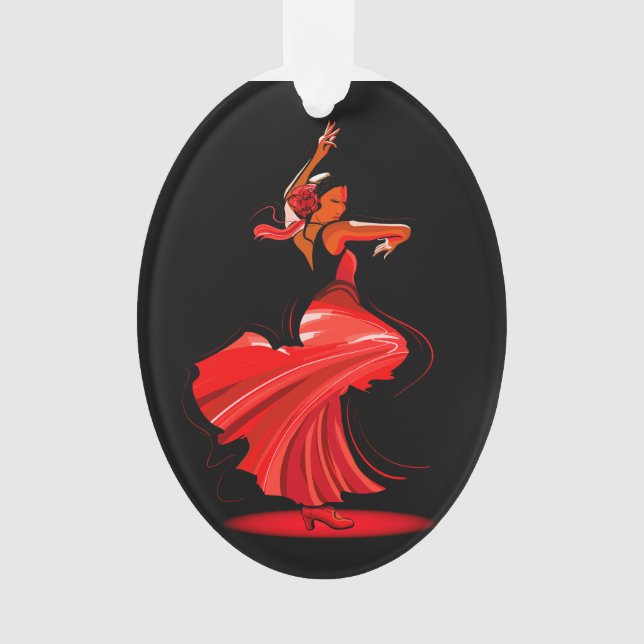 Ornamento Flamenco Dancer (Frente)