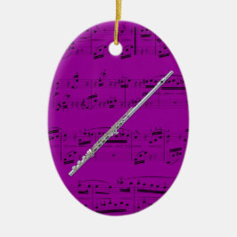 Ornamento - flauta - escolha sua cor