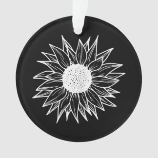 Ornamento Flor Bonito girassol multicolorido