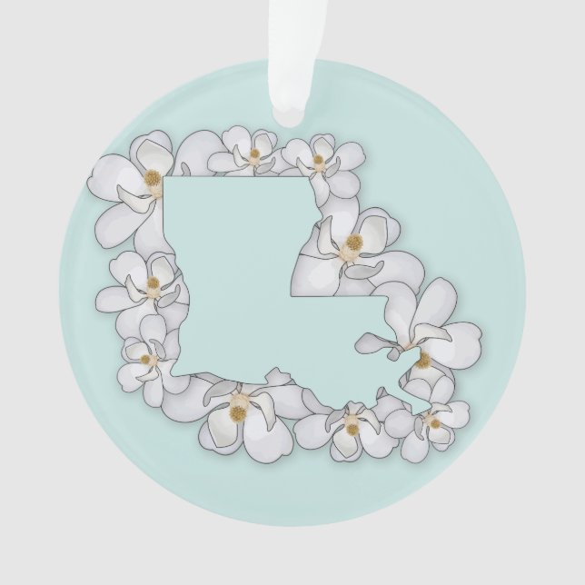 Ornamento Flor do Estado da Louisiana (Frente)