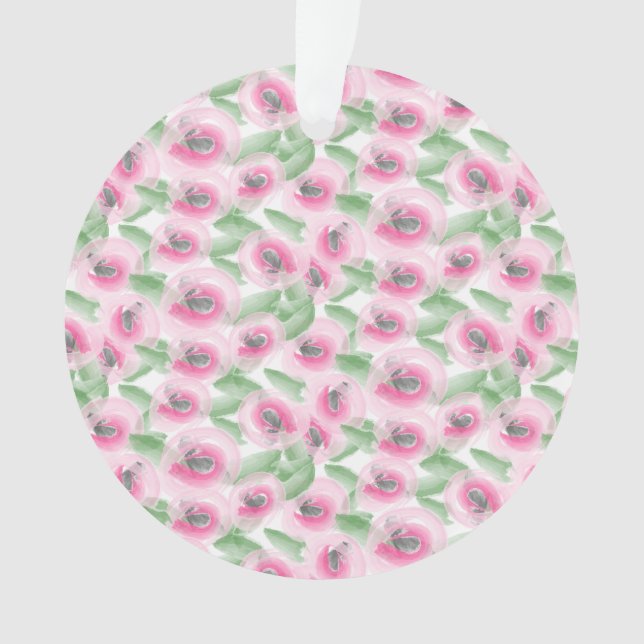 Ornamento Floral de Aquarela (Frente)