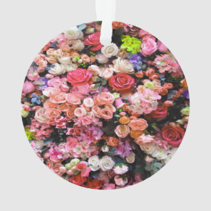 Ornamento Flores Coloridas no Bloom Floral Buquê