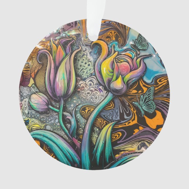 Ornamento Flores de Mandala (Frente)