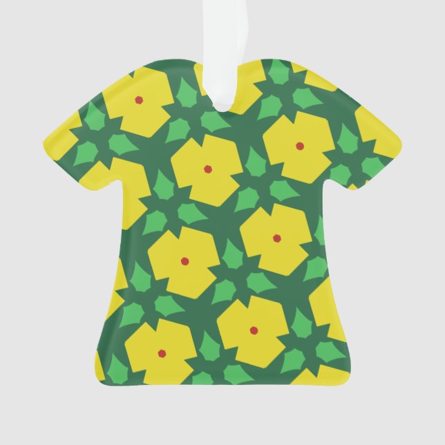 Ornamento Flores Estilizadas (Frente)