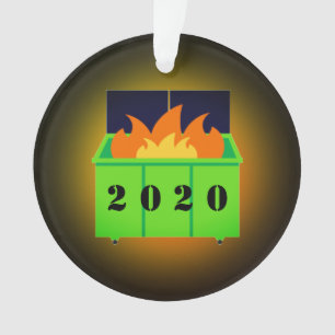 Ornamento Fogo de lixeira personalizável 2020