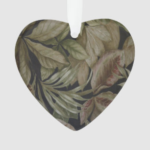 ORNAMENTO FOLHAS DE PALMAS TROPICAIS
