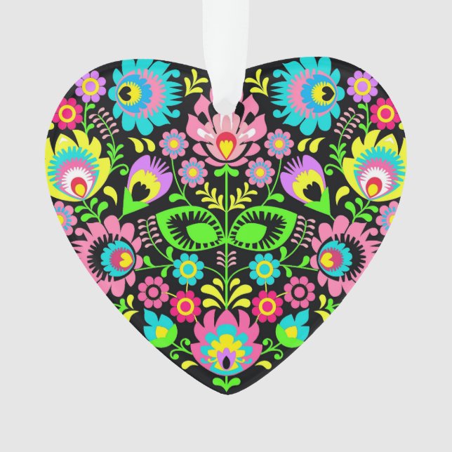 Ornamento Folk Art - Ornament - SRF (Frente)