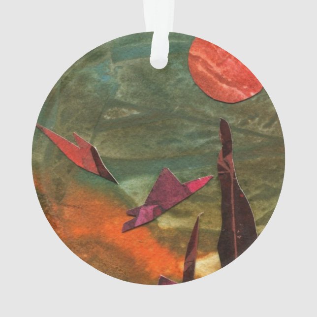 Ornamento Formas de vida alienígena "Bombeiros" da Sci-Fi (Verso)