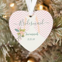 Ornamento Foto: Casamento Gown Bridesmaid Keepsaem Favor Orn
