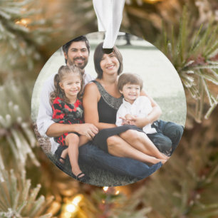 Ornamento Foto de Promoção da Marca em Círculo de Acrílico