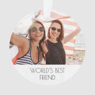 Ornamento Foto dos melhores amigos