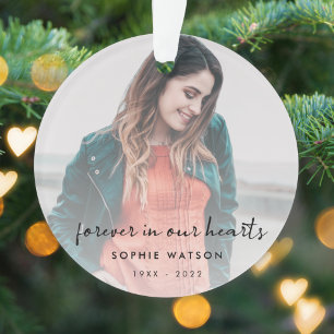 Ornamento Foto Memorial Em Amante Tributo De Simpatia De Mem