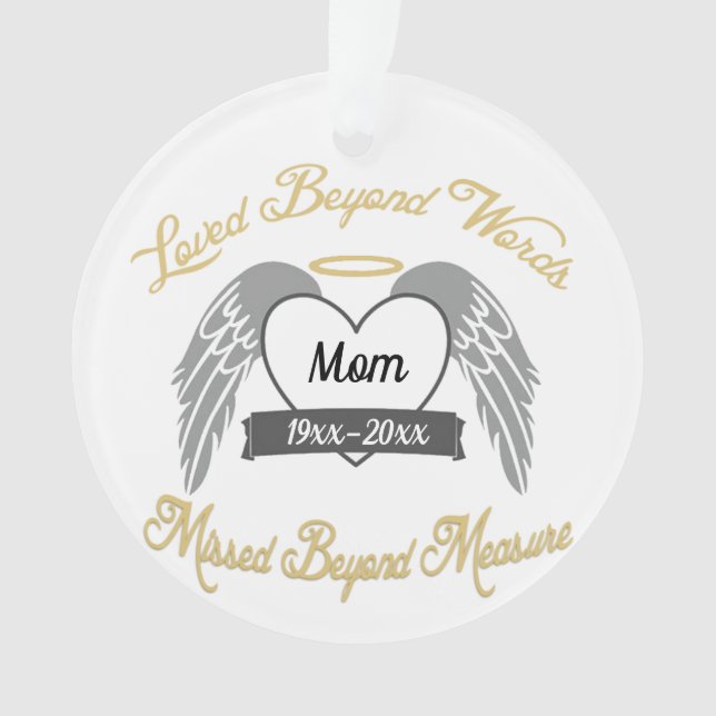 Ornamento Foto Memorial Keepsawn - Natal personalizado (Frente)