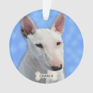 Ornamento Foto personalizada de Bull Terrier
