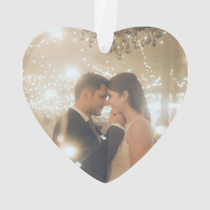 Ornamento Foto personalizada do Sr. e da Sra.