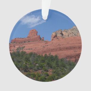 Ornamento Fotografia do Steamboat Rock em Sedona Arizona