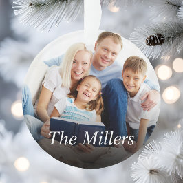 Ornamento Fotografia Personalizada Crie a sua