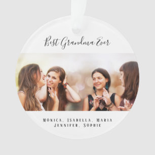 Ornamento Fotografia personalizada Melhor netos Da Avó