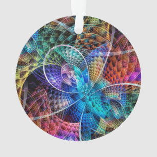 Ornamento Fractal de apófise abstrato X
