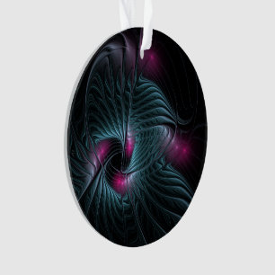 Ornamento Fractal de Fantasia Colorida abstrato