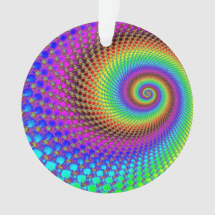 Ornamento Fractal Espiral abstrato