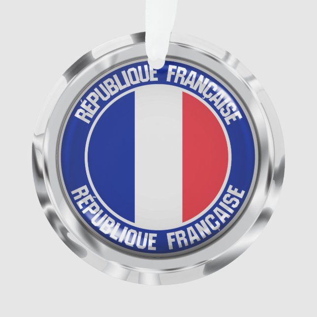 Ornamento França Round Emblem (Frente)
