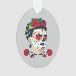Ornamento Frida Kahlo EL Día de los Muertos