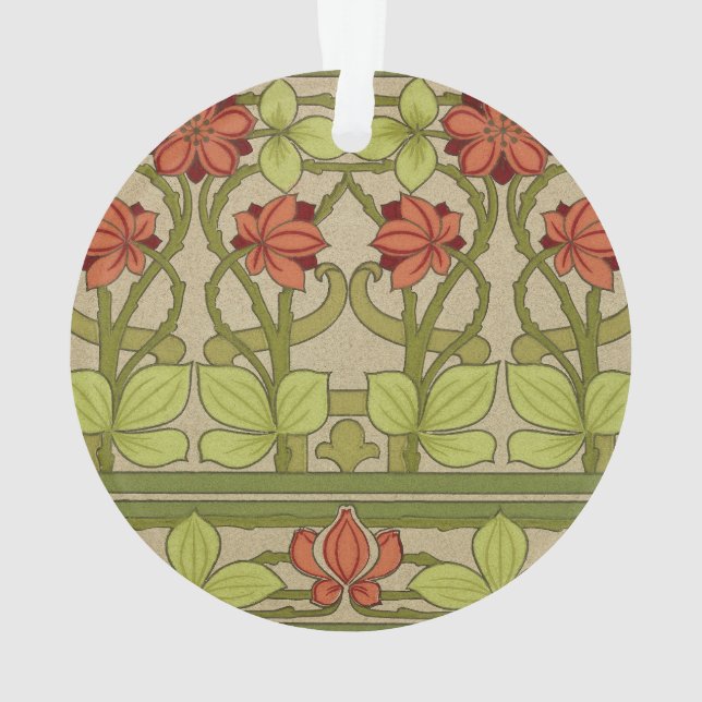 Ornamento Frieze Border Art Nouveau Floral (Verso)