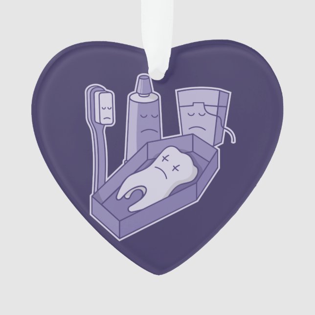 Ornamento Funeral dos dentes (Frente)