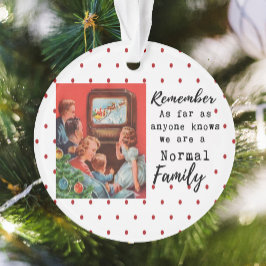 Ornamento Funny Christmas Ornament Retro Best Friend Normal