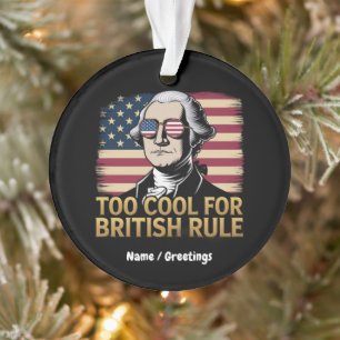 Ornamento Funny George Washington Legal demais para o govern
