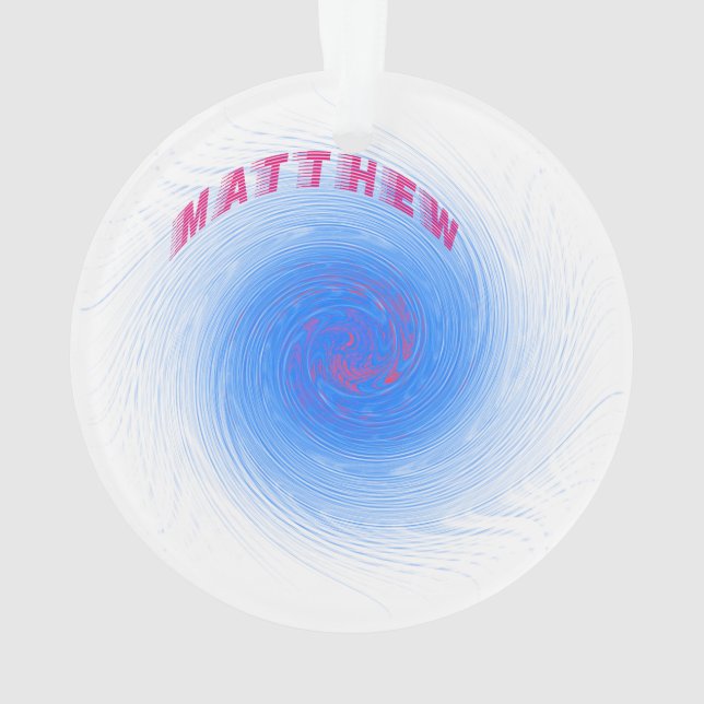Ornamento Furacão Matthew (Verso)