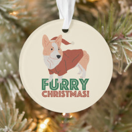 Ornamento Fúria de Corgi Cute